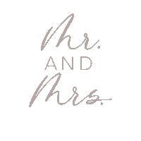 Mr And Mrs Wedding Sticker