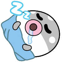Sleepy Good Night Sticker
