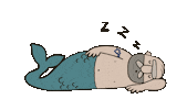 Tired Good Night Sticker by Alejandra Baiz