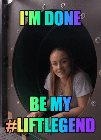 LiftLegend yes celebration no excited GIF