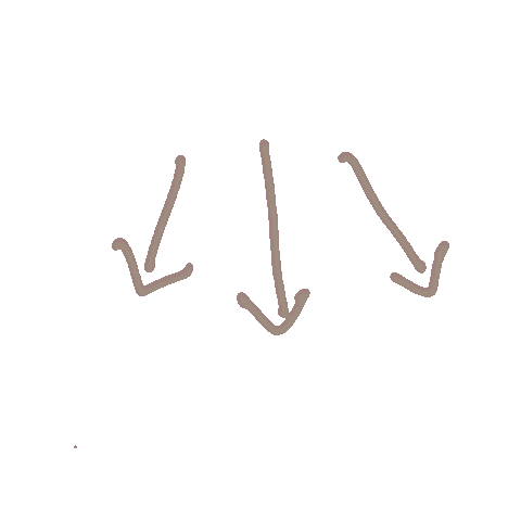 Arrow Linedraw Sticker
