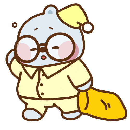 Good Night Sticker by Tonton Friends