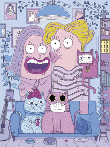 Cat Family GIF by victorious_es