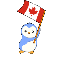 Canadian Penguin Sticker by Pudgy Penguins