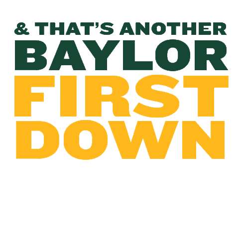 Baylor Bears Bu Sticker by Baylor Athletics