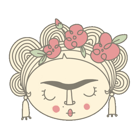 oshinsingh30 makeup flowers hairstyle serene Sticker