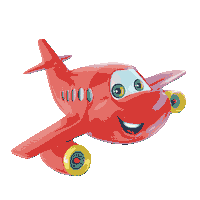 TitandePanama toys sonrisa titan avion Sticker