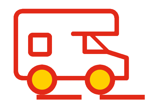 Rv Campervan Sticker by ADAC Camping
