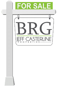 BRGJeffCasterlineProperties real estate realtor sign for sale Sticker