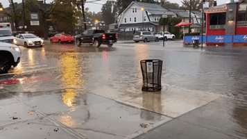 Rain Causes Flash Flooding in Parts of New York City