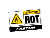 Teameaston Hype Fire Sticker by Easton Diamond Sports, LLC.