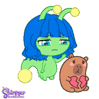 Sad Break Up Sticker by ShimmertheGlowworm