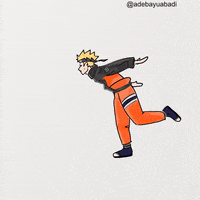 adebayuabadi running run naruto ninja GIF