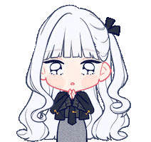 clairelle anime girl thanks huh Sticker