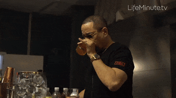 Ice-T Drink GIF by LifeMinute.tv