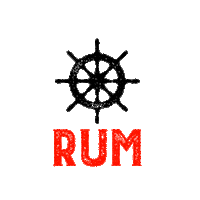 Rum Rom Sticker by BARTENDER.it