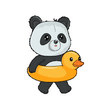 Happy Beach Day Sticker by PandaPals