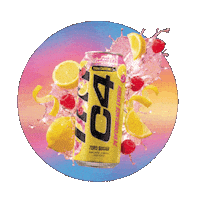 Refreshing Energy Drink Sticker by C4