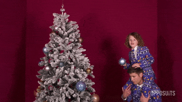 Merry Christmas Reaction GIF by OppoSuits