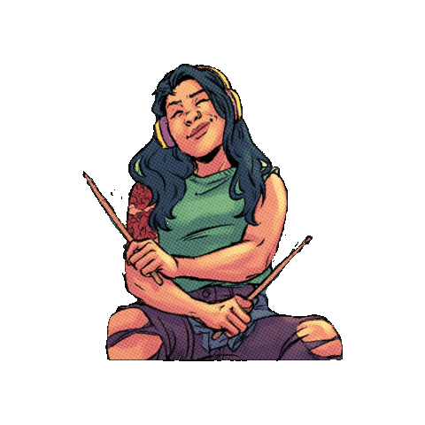 Rock Out Comic Books Sticker by Vault Comics