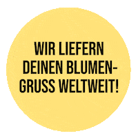 Lieferung Weltweit Sticker by Fleurop AG