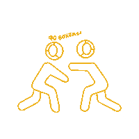 Wrestling Boxers Sticker by Pacific University