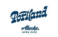 Travel Portland Sticker by Alaska Airlines