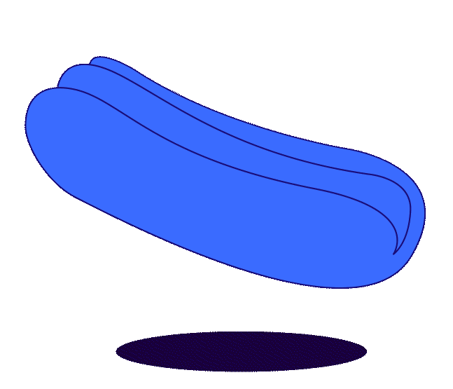 Hotdog Sticker by Choco