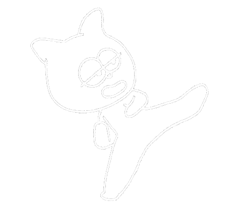 Cat Kick Sticker