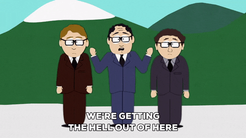 men in suits talking GIF by South Park 