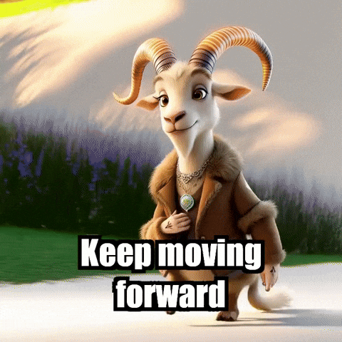 Wisdom Keep Moving Forward GIF by Radiantelope