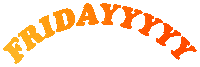 Rainbow Friday Sticker by Free & Easy