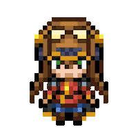 A2TwillDraw video game germany pixel art kid Sticker