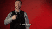 i dont know sign language GIF by Sign with Robert