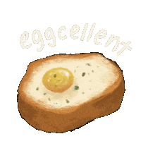 Egg Bread Sticker