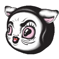 Cat Woman Sticker by Ahoy