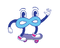 Cartoon Skate Sticker by chrixmorix