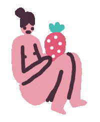 Happy Food Sticker by Sara Maese