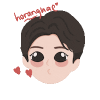 zhacupcake kiss illustration boy hoshi Sticker