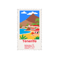 Plane Stamp Sticker by Rotterdam The Hague Airport