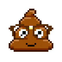 Art Shitting Sticker by Poopies.io