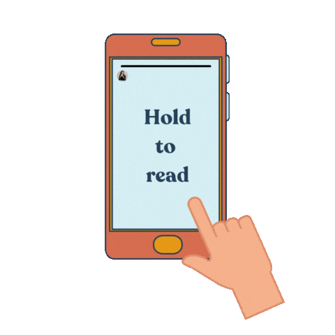 Phone Read Sticker by A Dose of Rose