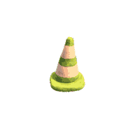 Traffic Cone Sticker by Kagami Shinohara