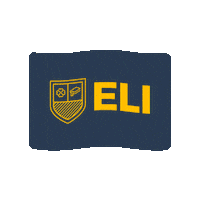 ELISchools flag eli language school eli schools Sticker
