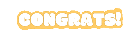 Flowers Congrats Sticker