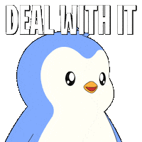 It Is What It Is Whatever Sticker by Pudgy Penguins