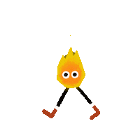 TedHJones fire spark hot to trot tedhjones Sticker