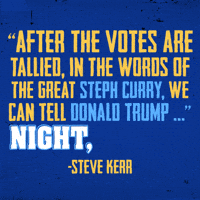 Steph Curry Vote GIF by Creative Courage