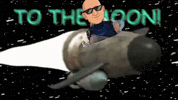 To The Moon Crypto GIF by Bad Timing Studio