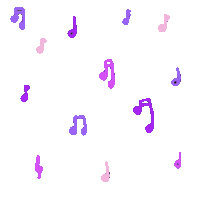 Happy Purple Rain Sticker